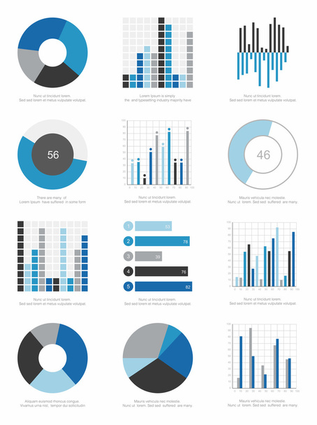 set of infographics elements - Vector, imagen