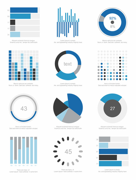 set of infographics elements - Vecteur, image