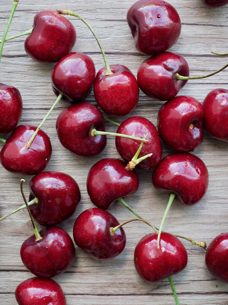 Fresh organic fruit cherry, food - Фото, зображення