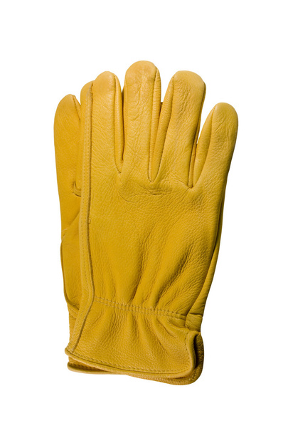 Δερμάτινα γάντια εργαζομένων απομονωθεί - Φωτογραφία, εικόνα