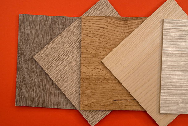 cor amostrador premium de madeira para design de apartamentos modernos - Foto, Imagem