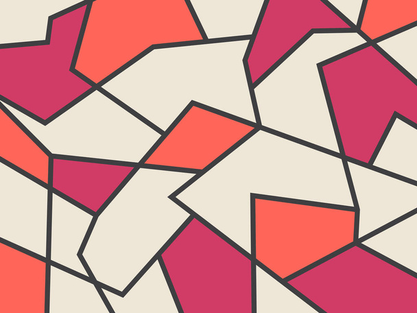 Fundo minimalista com padrão geométrico abstrato colorido - Vetor, Imagem