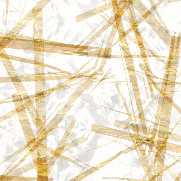 Gold metallic handmade rice paper texture. Seamless washi sheet background with blur golden metal flakes. For modern wedding texture, elegant stationery and minimal japanese style design elements. - Zdjęcie, obraz