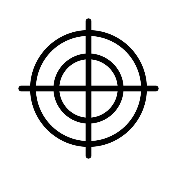Precisione di targeting e mirare al centro del focus point - Vettoriali, immagini