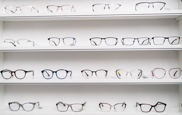 Modern eye accessories. Stylish eyeglasses for eyecorrection. - Foto, Imagem