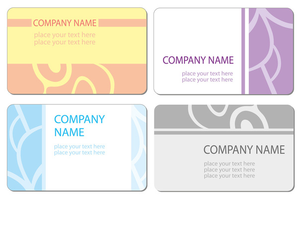 Business cards - Vettoriali, immagini