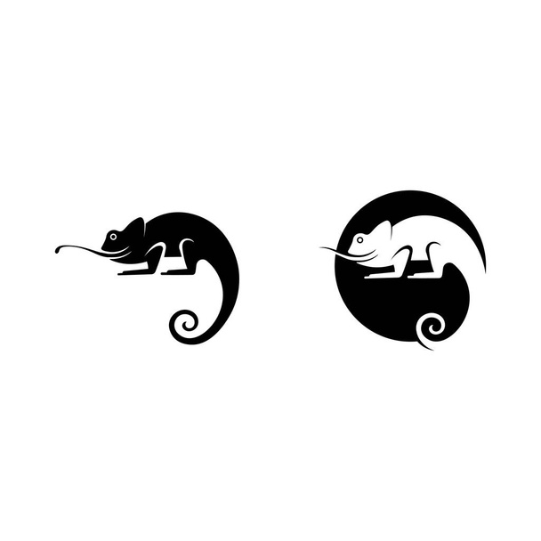  lucertola animale vettore salamandra geco coccodrillo e rettili disegno logo - Vettoriali, immagini