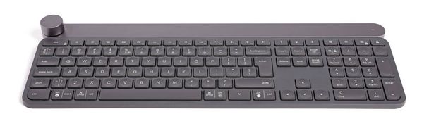 Modern computer keyboard isolated on white background - Photo, Image