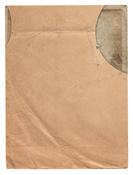 Vieille texture de papier photo avec taches et rayures isolées
 - Photo, image