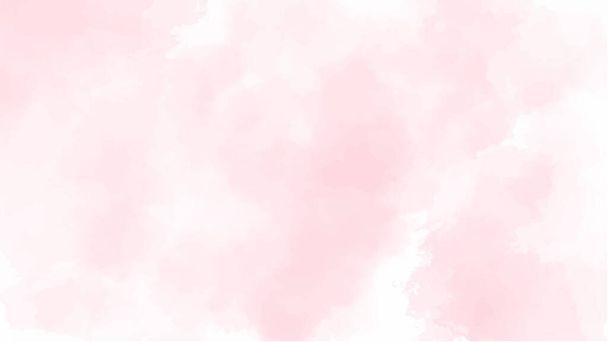 Pink watercolor background for your design, watercolor background concept, vector. - Vector, Image