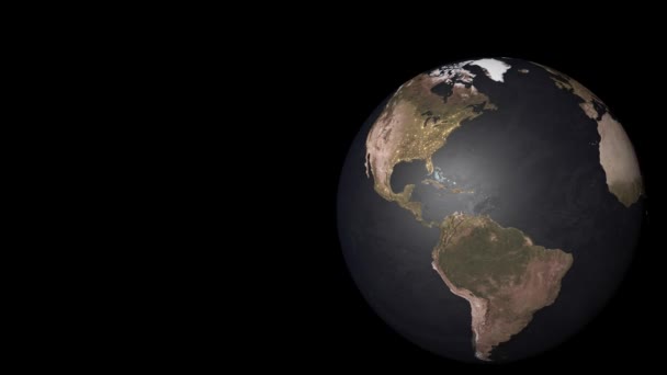 Простір чорного фону Землі 3DCG цифрова анімація графіка руху
 - Кадри, відео