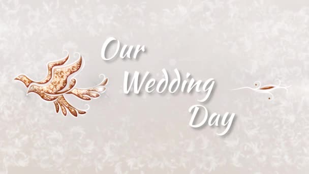 arany minta esküvői film képernyővédő - Felvétel, videó