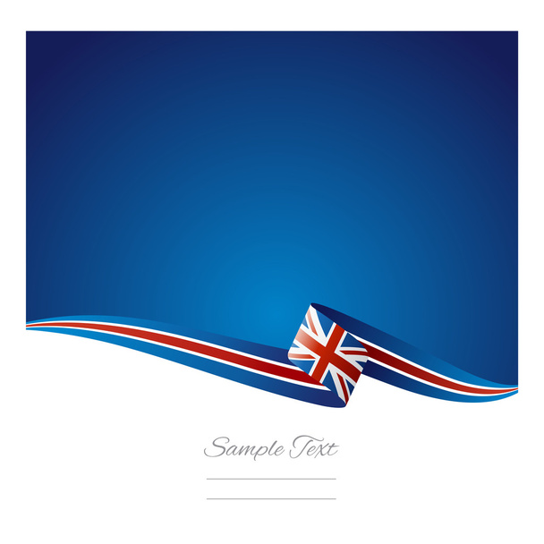 Abstract color background British flag vector - Vector, Image