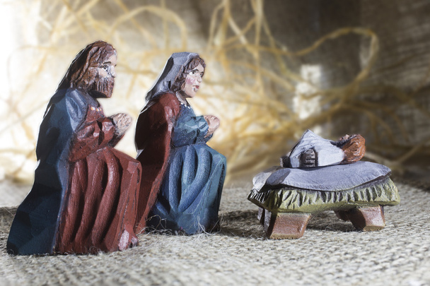 ручної роботи Різдво Кроватка
 - Фото, зображення