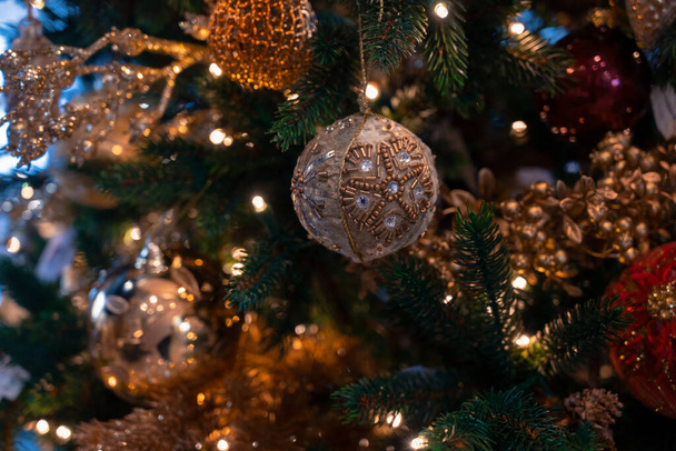 Árbol de Navidad decoración - Foto, Imagen