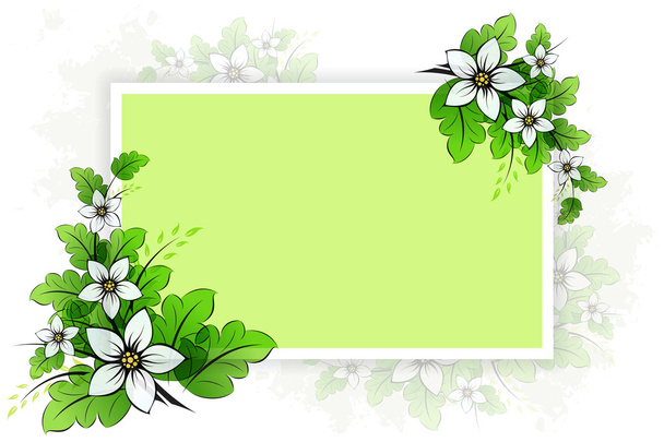 Eps10 Flower background - Vector, Image