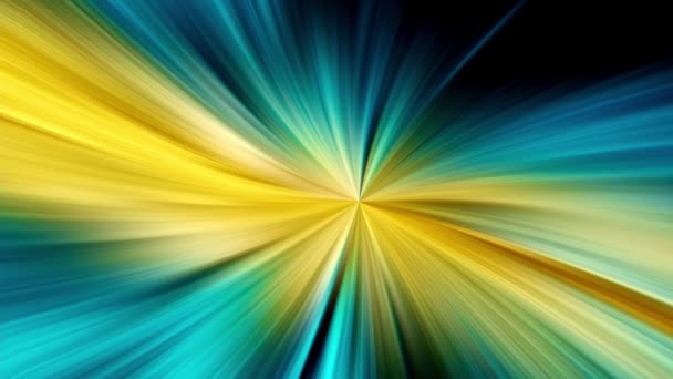 Yellow and blue line light. Black background. color abstract wallpaper - Filmati, video