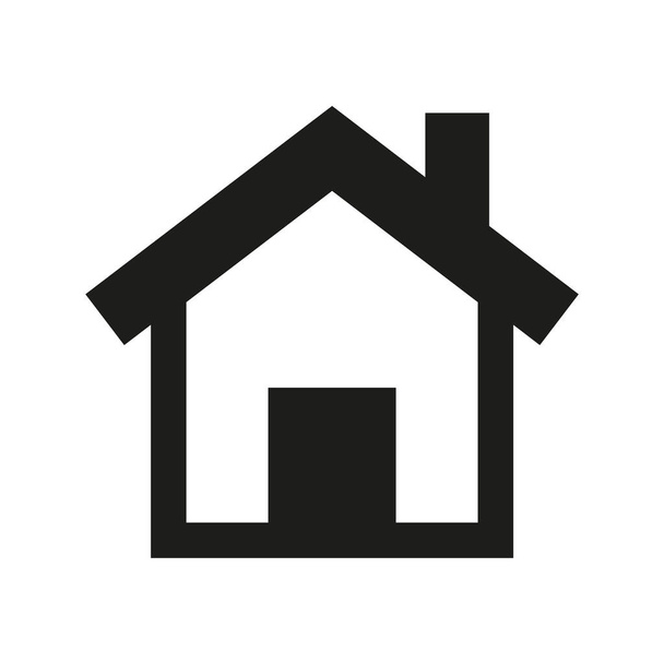 house icon vector illustration - Vektör, Görsel
