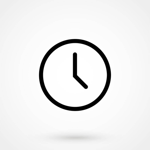 Vector Time Icon. Web design, mobile app. - Vektör, Görsel