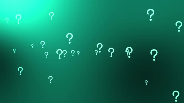 Question mark particle gradient icon animation motion graphics - Filmagem, Vídeo