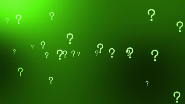 Question mark particle gradient icon animation motion graphics - Footage, Video