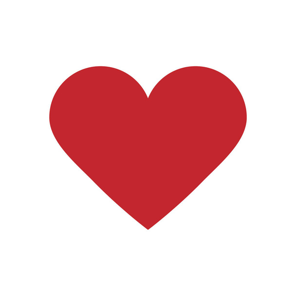 heart icon on  background. Love logo heart illustration. - ベクター画像
