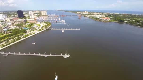 Luchtfoto video west palm florida - Video