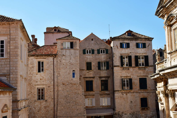 Dubrovnik, Kroatien - 3. September 2021: die malerische Altstadt - Foto, Bild