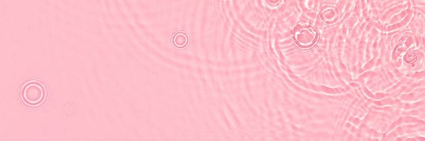 banner background transparent pink clear water surface texture  - Photo, Image