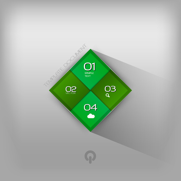 Green Squares - Vector, Image