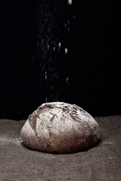 delicious natural aesthetic baked bread - Foto, Imagen