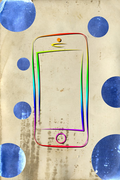 Сучасний дизайн мистецтва ізоляції смартфона
 - Фото, зображення