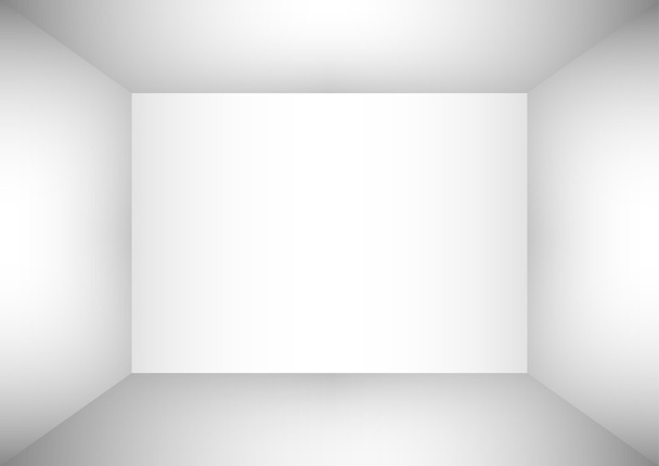 Ilustración de la habitación en blanco
 - Vector, imagen