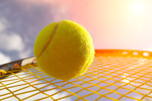 Ball and Racket - Zdjęcie, obraz