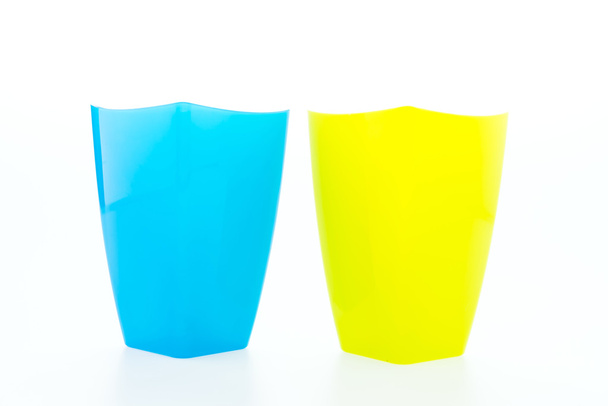 színes műanyag pohár - Fotó, kép