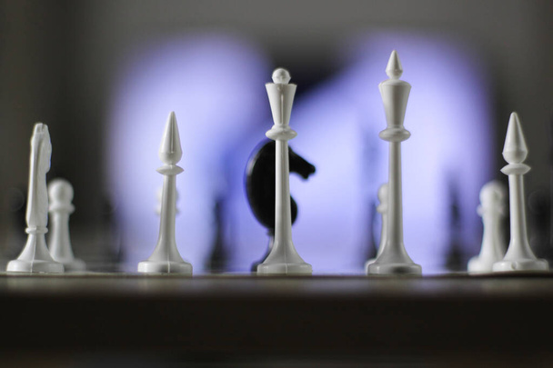 chess placed on a  chessboard - Photo, Image
