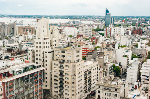 Aerial View of the capital city of Uruguay, South America. - Foto, Imagen