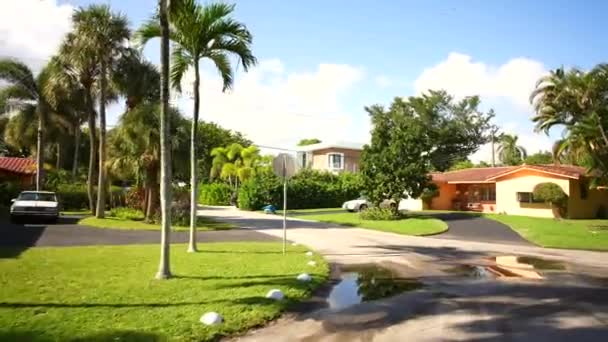 Old Floresta historic neighborhood Boca Raton FL 4k - Filmati, video