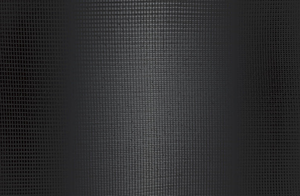 Luxo fundo gradiente de metal preto com tecido angustiado, textura têxtil. Ilustração vetorial - Vetor, Imagem