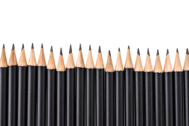 zwarte potloden - Foto, afbeelding