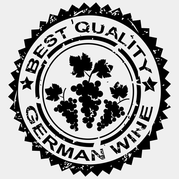 razítko pro německé víno - Fotografie, Obrázek
