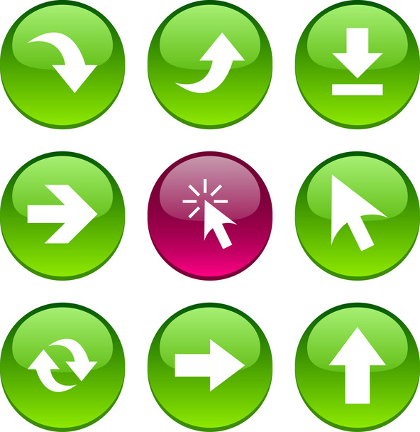 Arrows icons. - Vecteur, image