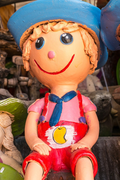 bambole di argilla sorriso thailandese - Foto, immagini