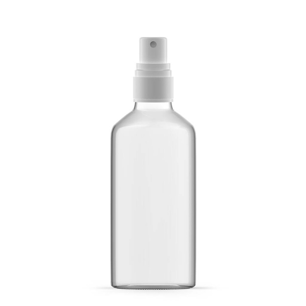 100ml Clear Glass Mist Spray Bottle. Isolated - Фото, зображення