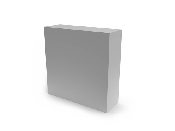 Box Packaging 3D illusztráció Mockup jelenet elszigetelt háttér - Fotó, kép
