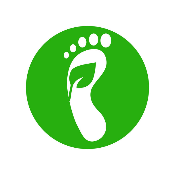 Carbon footprint ecology global warming symbol Vector Image