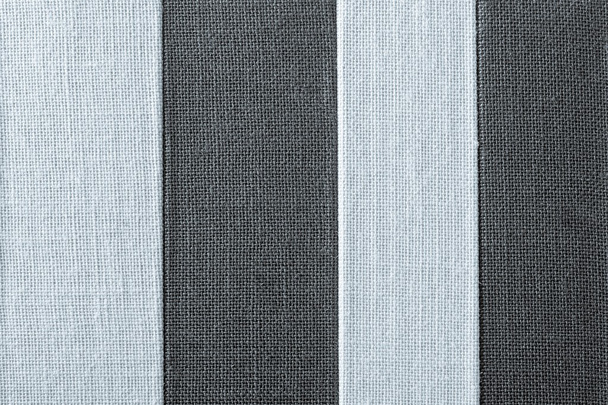 kumaş siyah-gümüş renk çizgili doku - Fotoğraf, Görsel