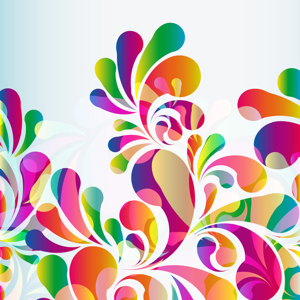 Abstract colorful arc-drop background. - Vecteur, image