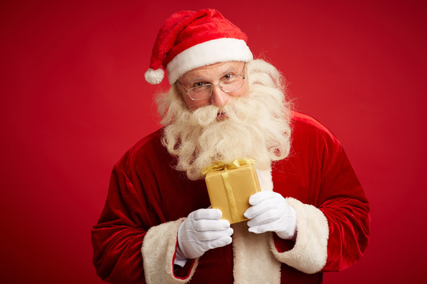 Santa Claus with giftbox - Zdjęcie, obraz