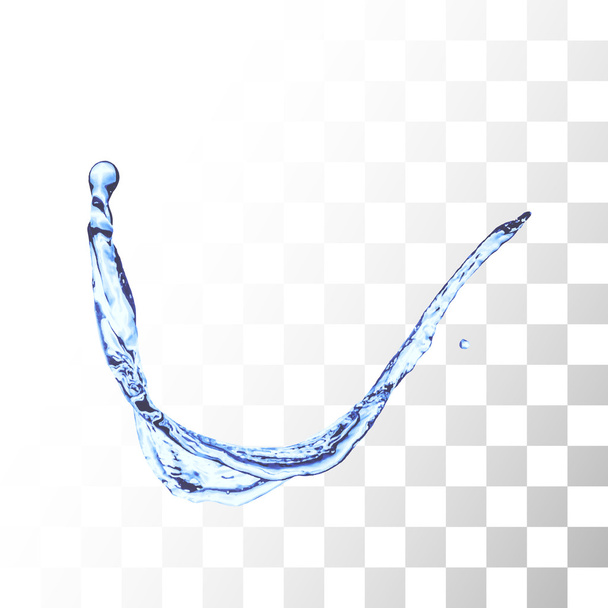 блакитна вода сплеск
 - Вектор, зображення